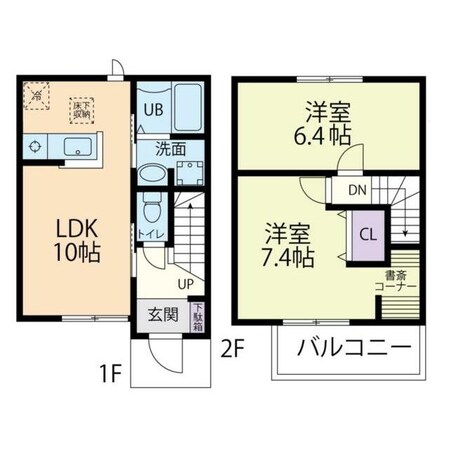 Ｒｏｃｋ　Ｐａｌａｃｅ　Ａの物件間取画像